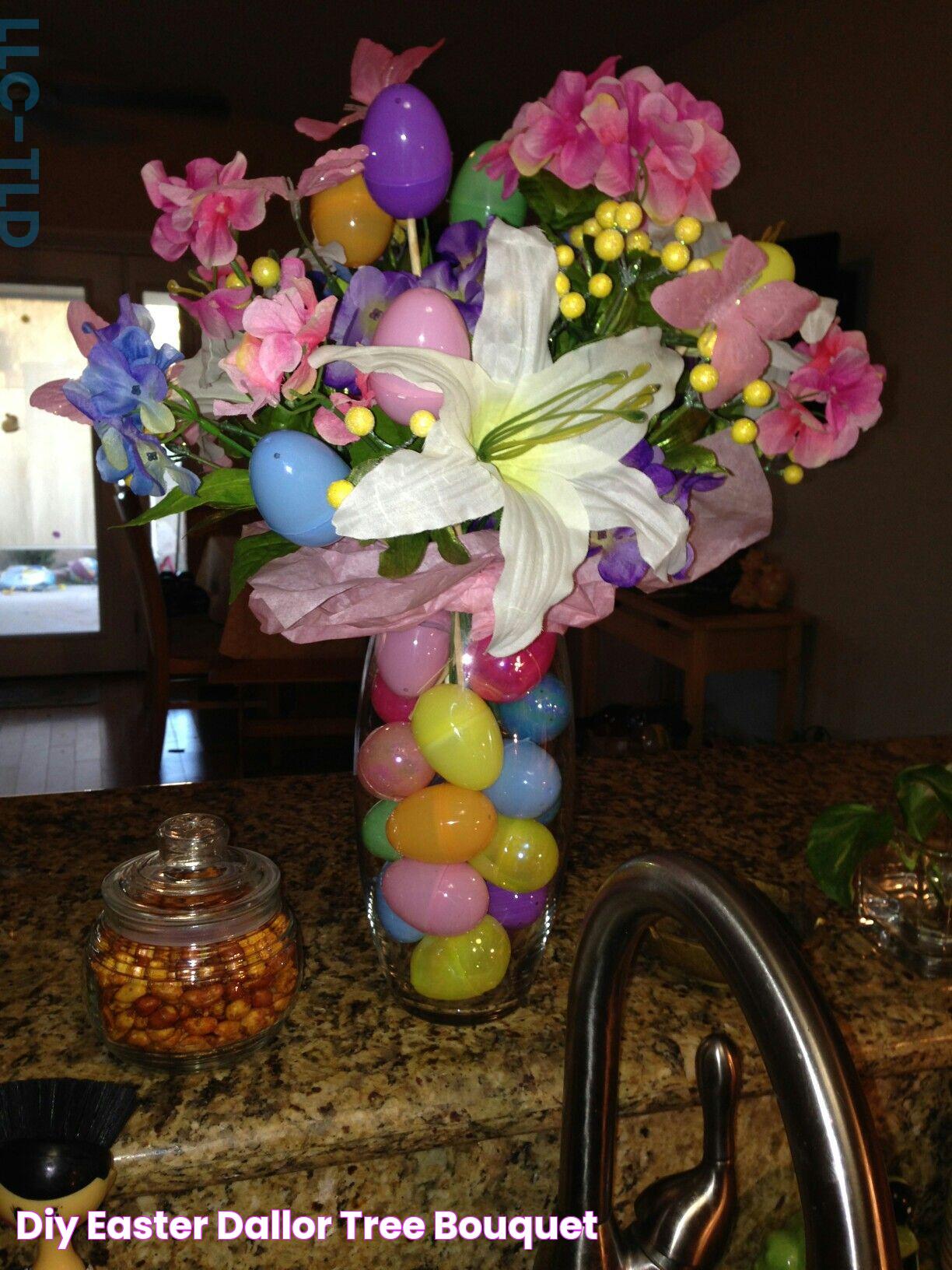 Diy easter dallor tree Bouquet