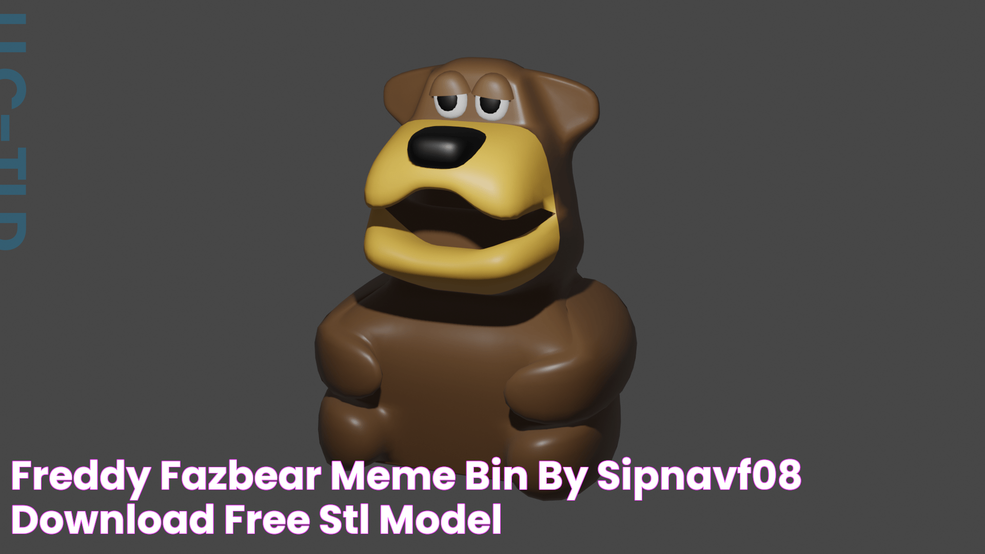 Freddy fazbear meme bin by sipnavf08 Download free STL model