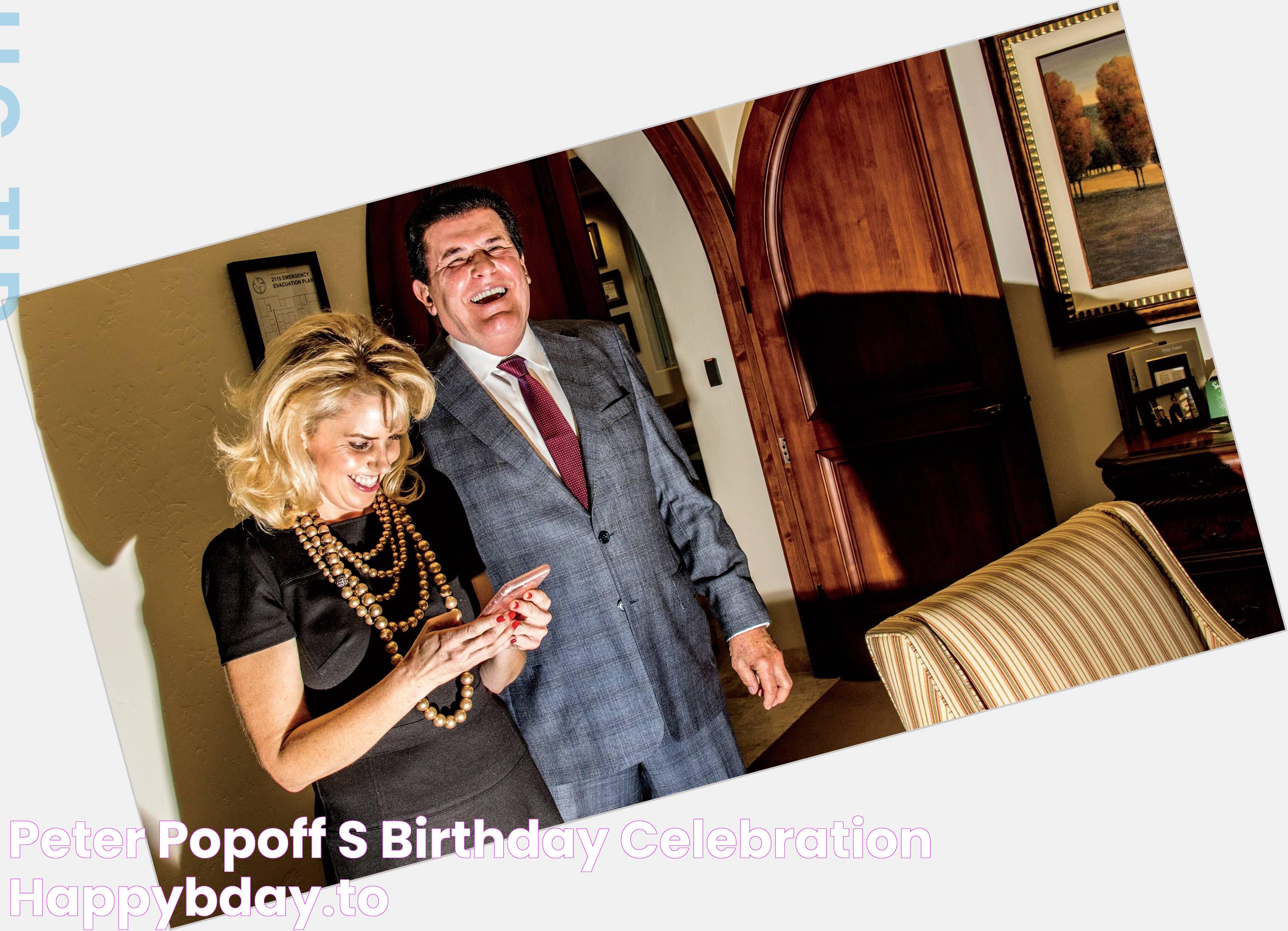 Peter Popoff's Birthday Celebration HappyBday.to