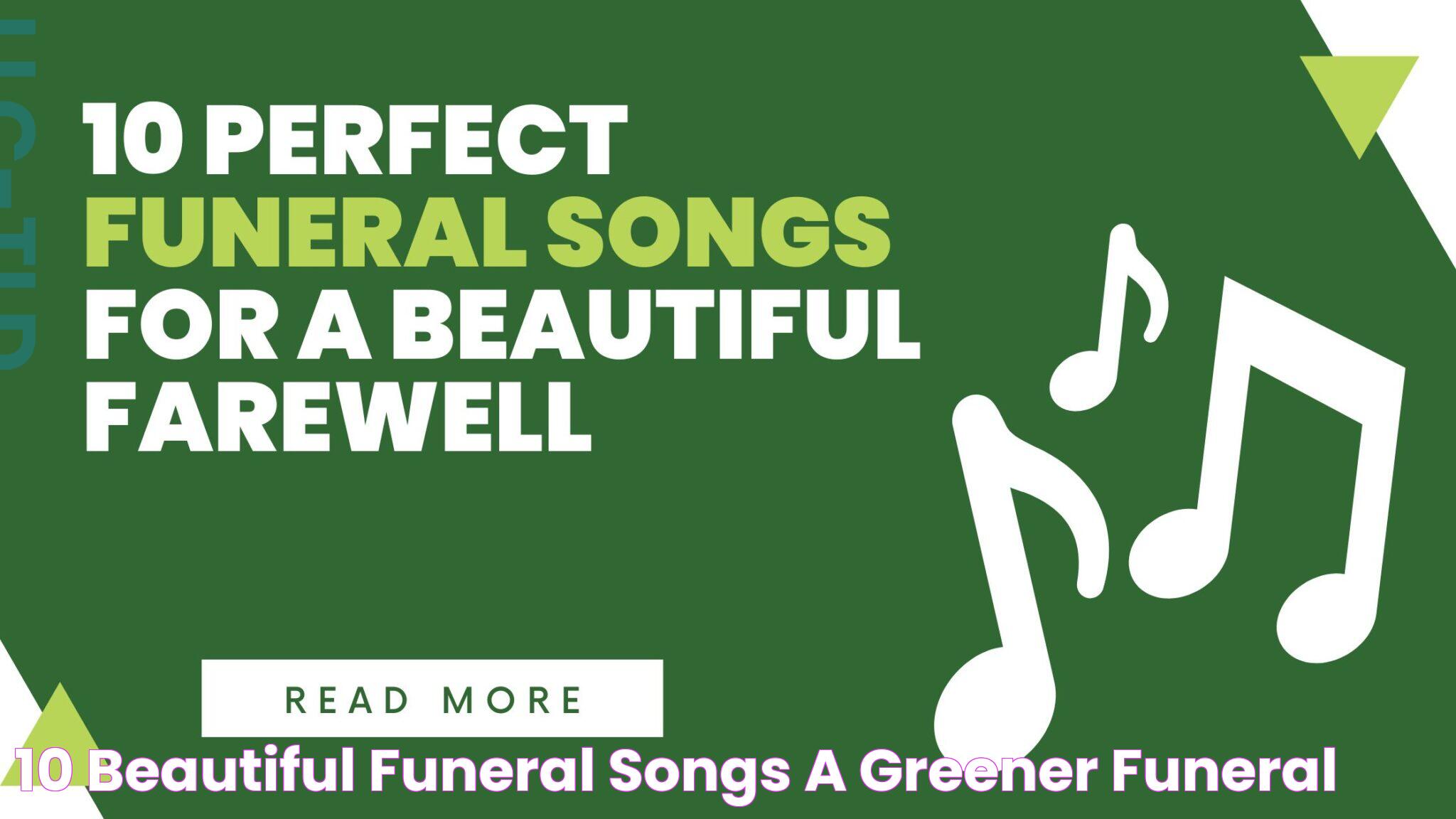 10 Beautiful Funeral Songs A Greener Funeral