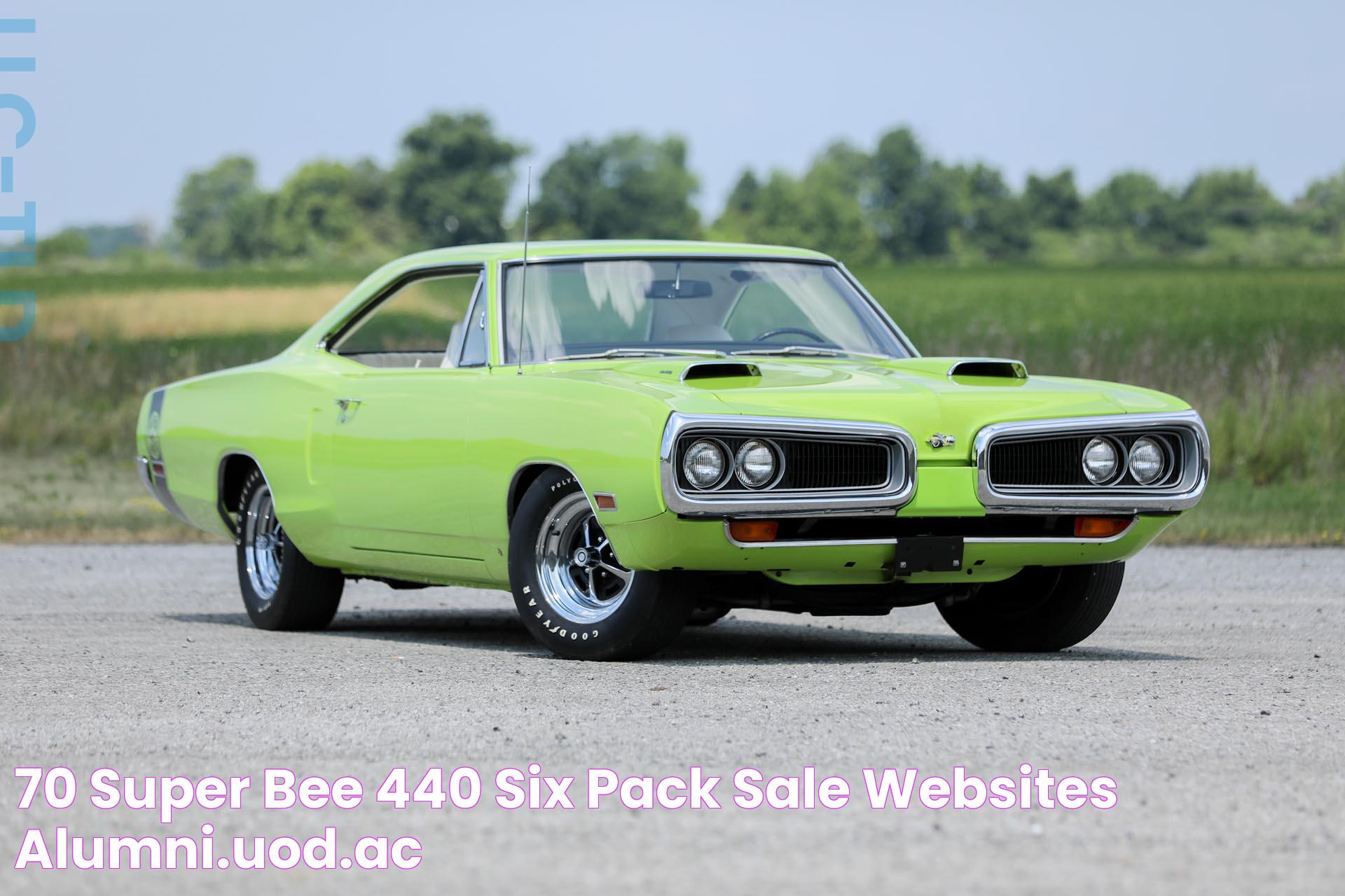 Unveiling The Power And Prestige Of The 440 Six Pack: A Muscle Car Legend