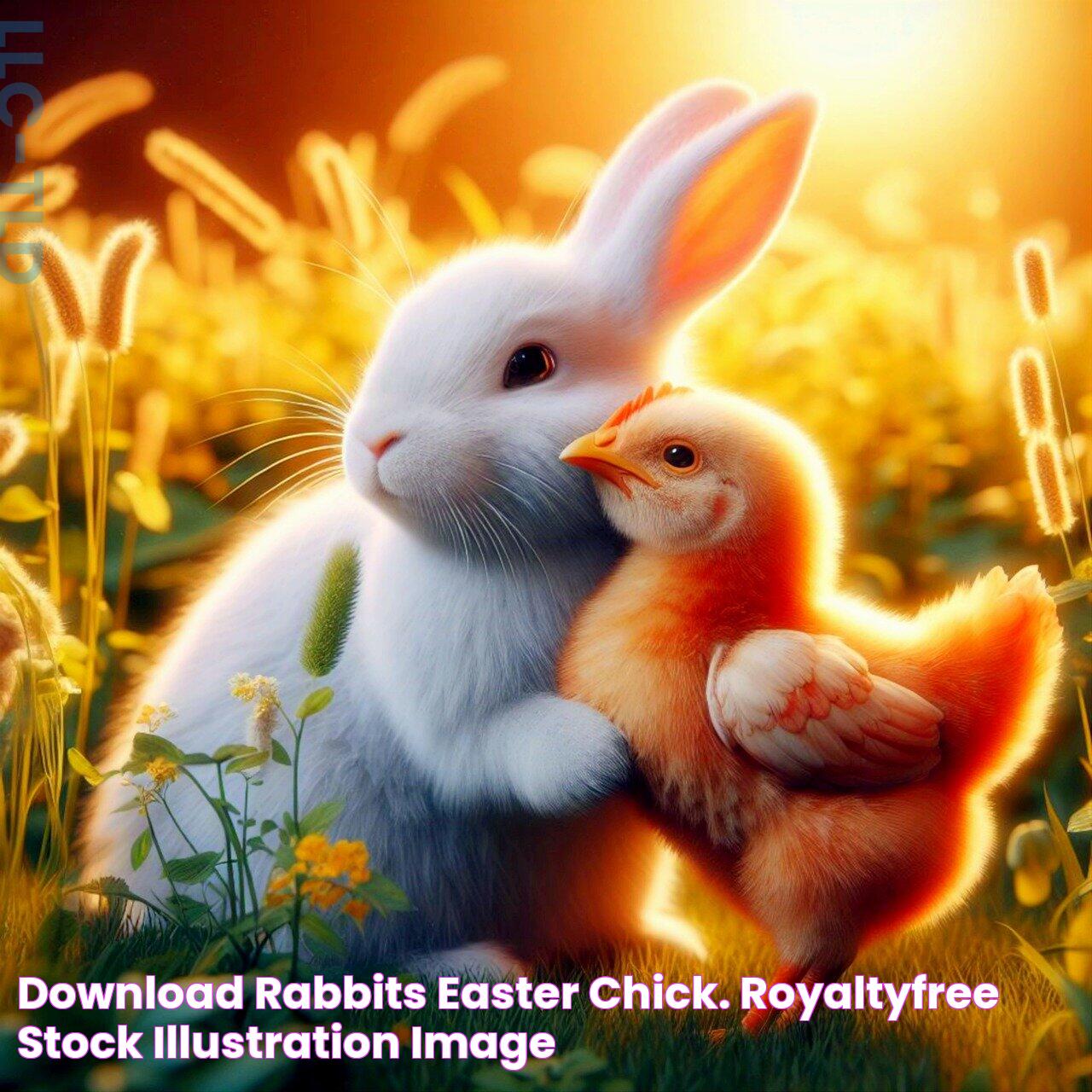 Download Rabbits, Easter, Chick. RoyaltyFree Stock Illustration Image