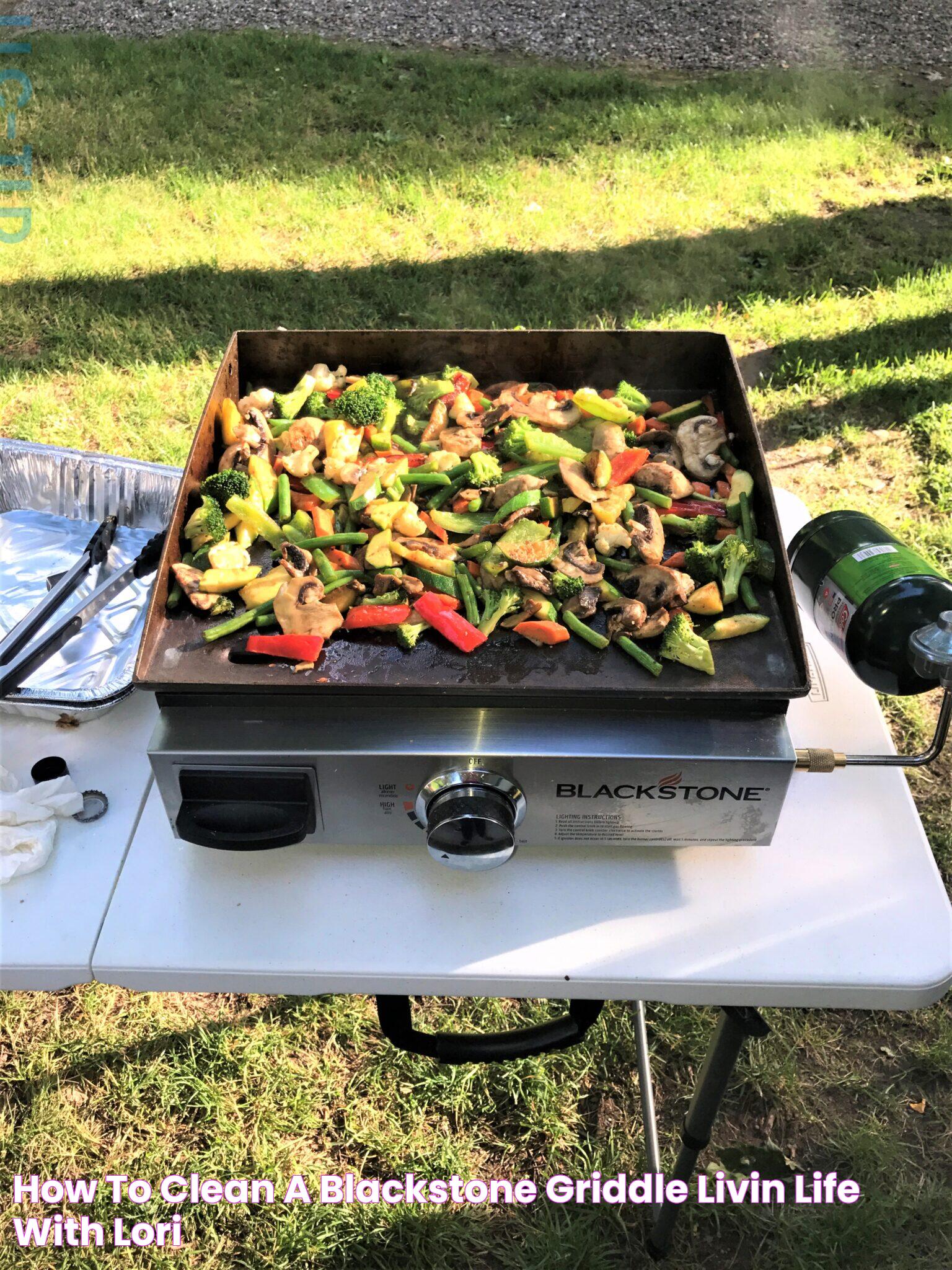 How To Clean A Blackstone Griddle Livin' Life With Lori