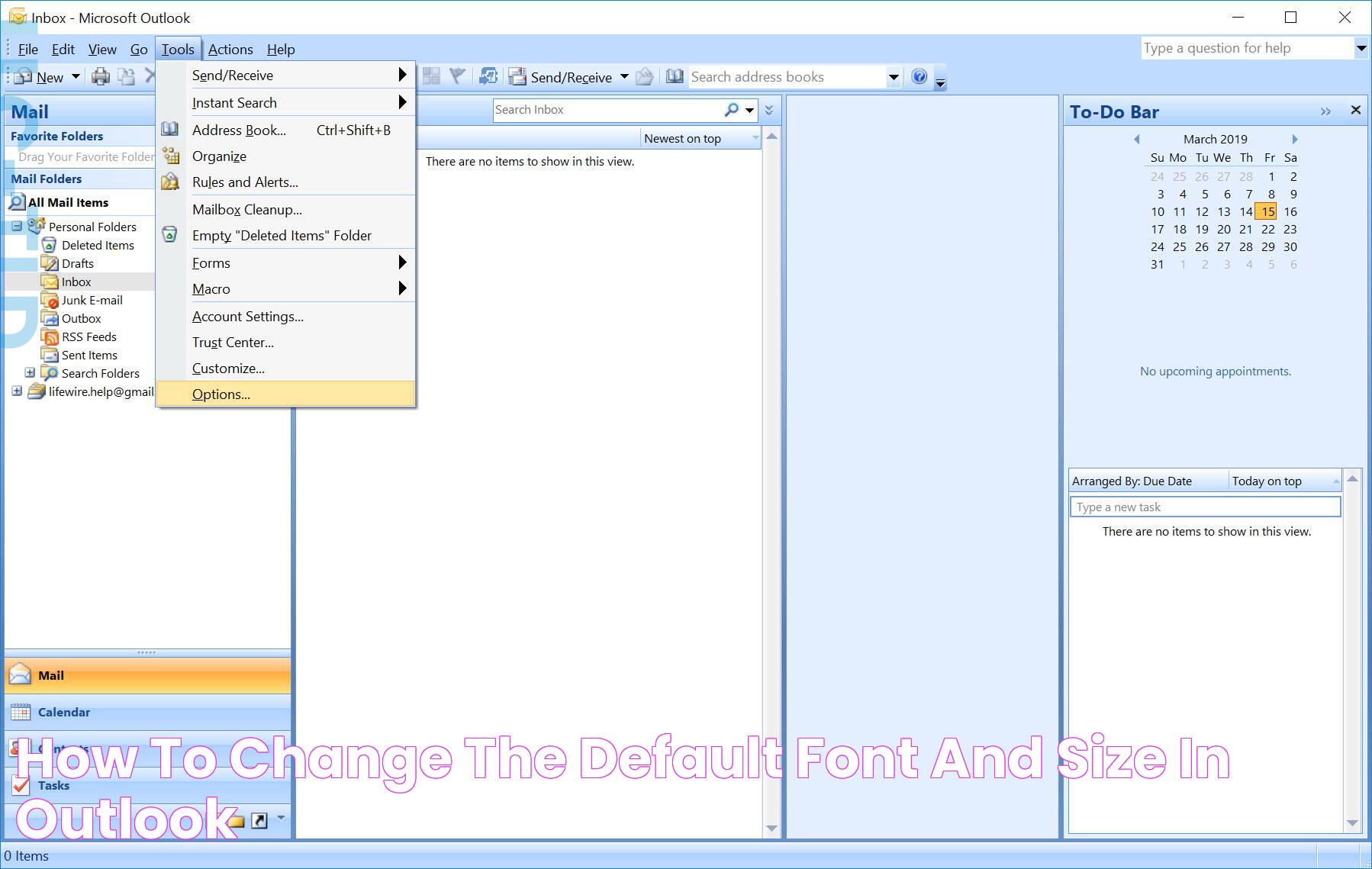 Mastering Outlook: Change The Default Font With Ease