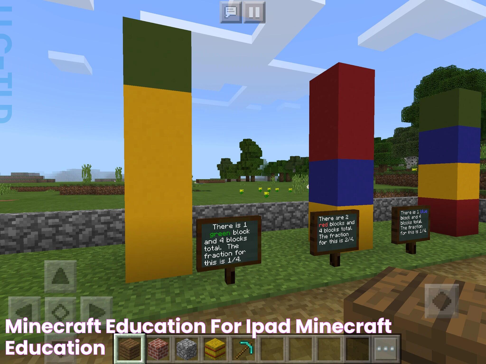 Minecraft Education for iPad Minecraft Education