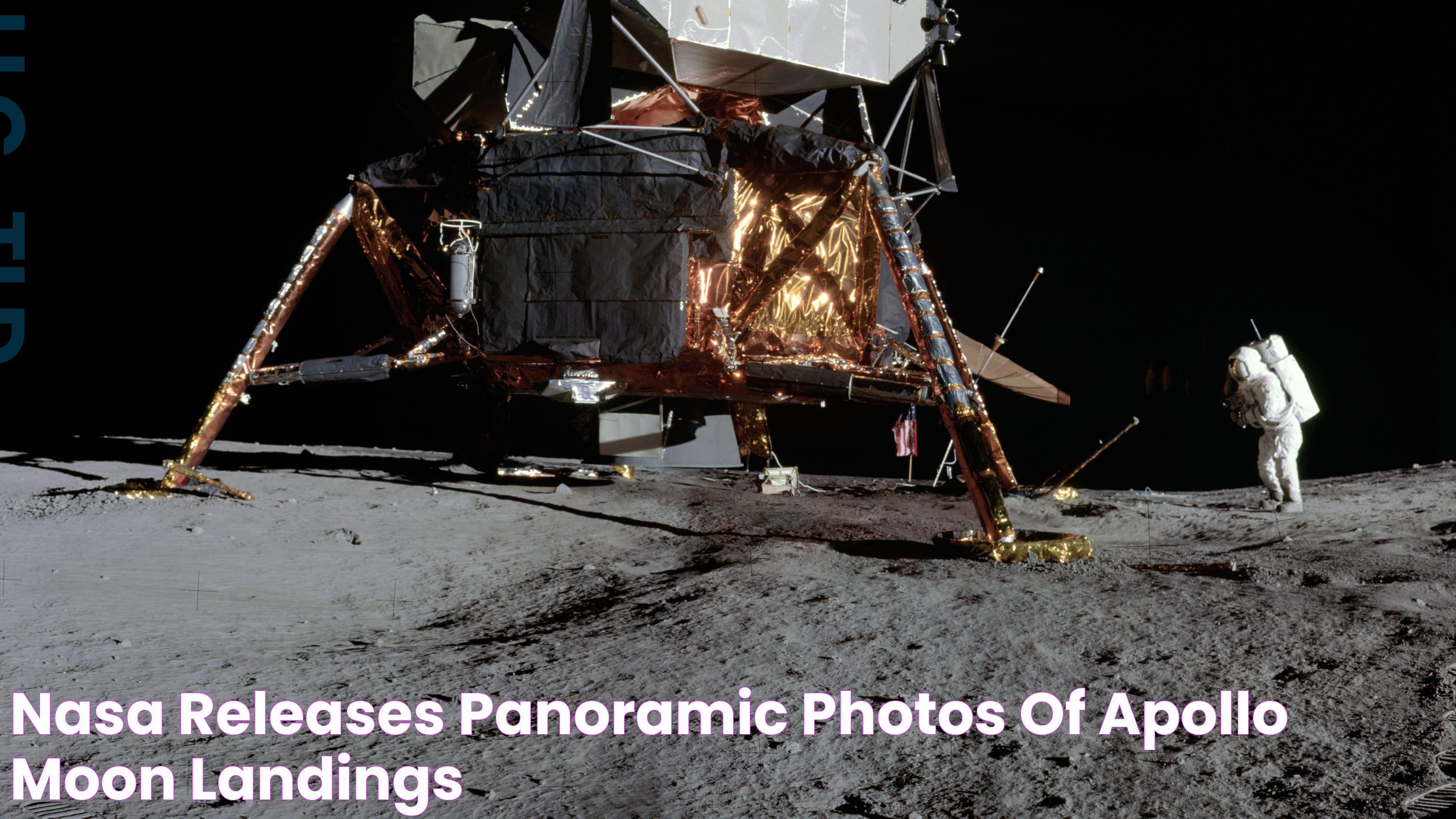 NASA releases panoramic photos of Apollo moon landings