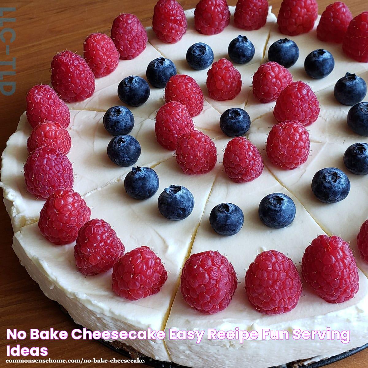 No Bake Cheesecake (Easy Recipe, Fun Serving Ideas)