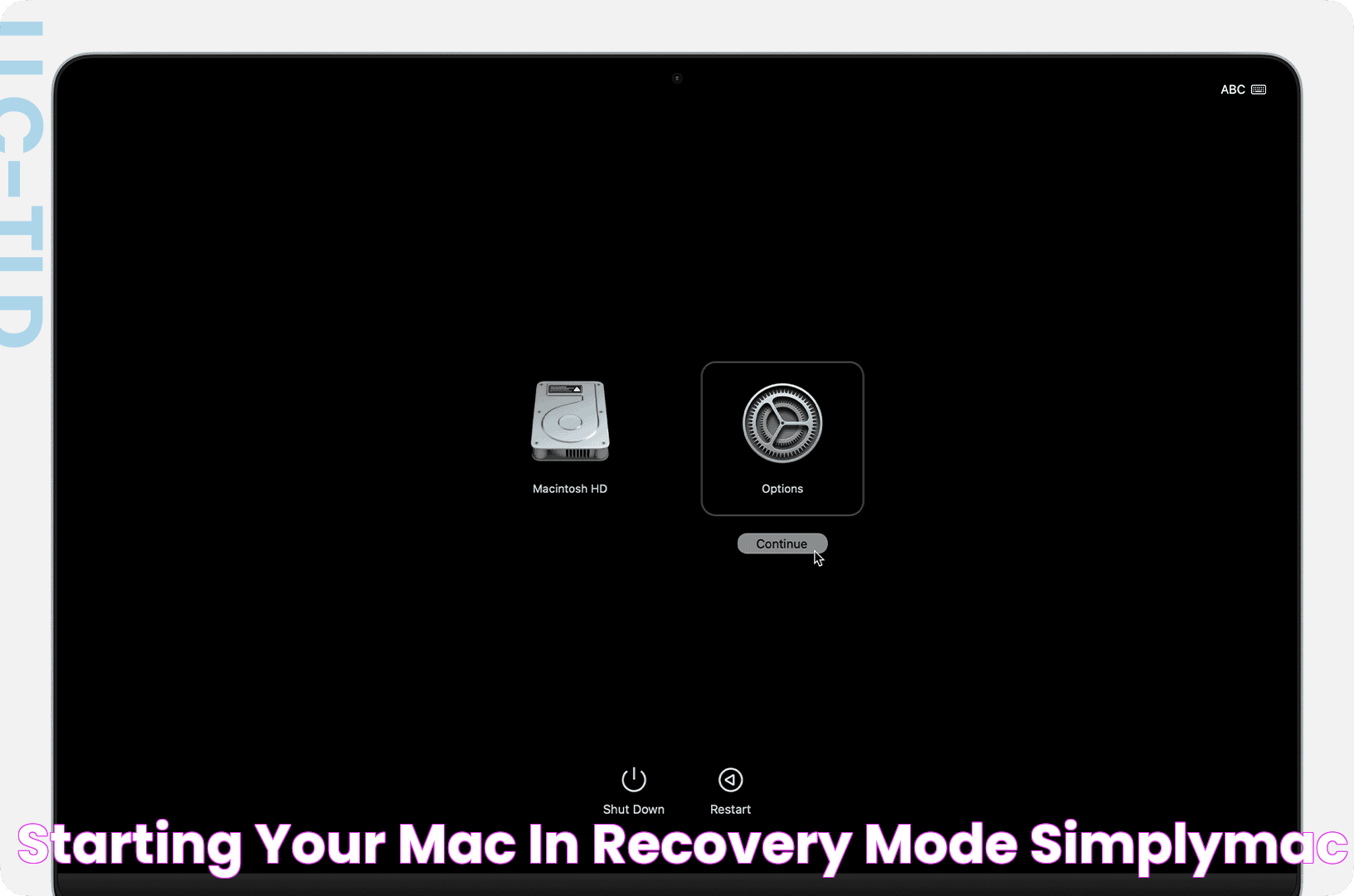 Starting Your Mac in Recovery Mode SimplyMac