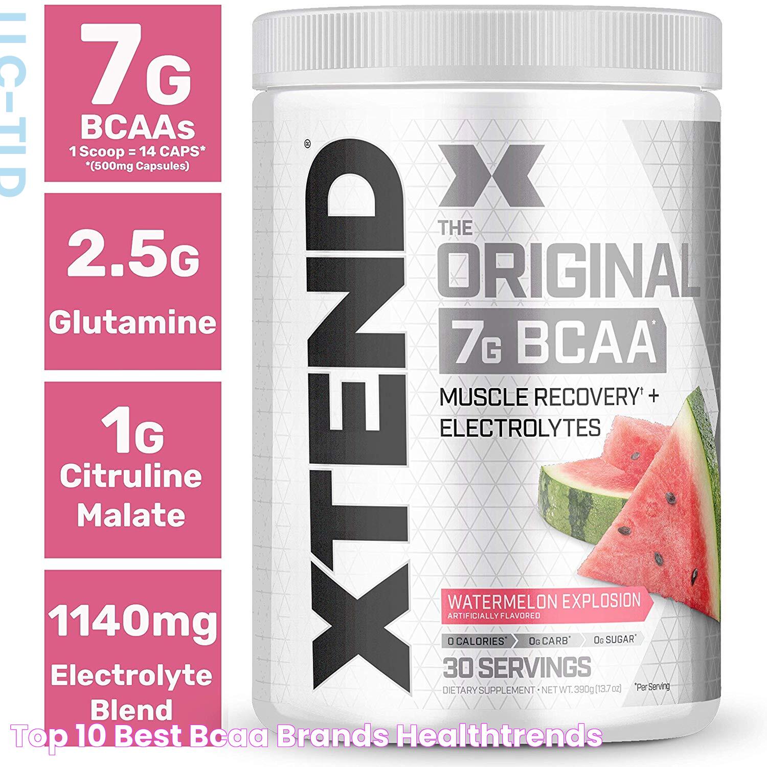 Top 10 Best BCAA Brands Healthtrends