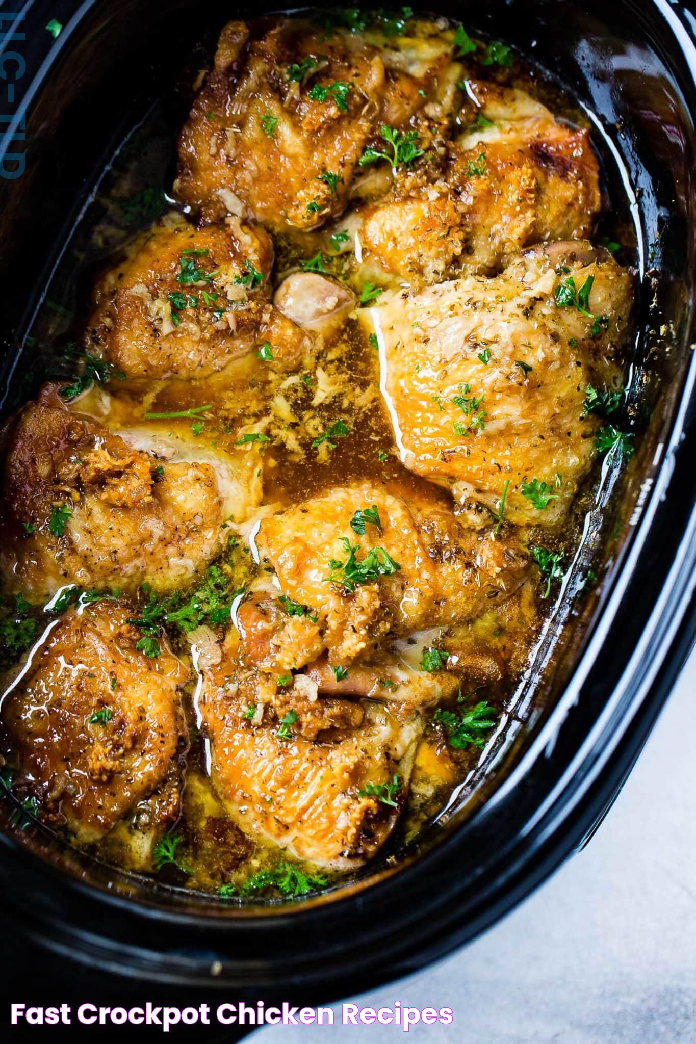 fast crockpot chicken recipes