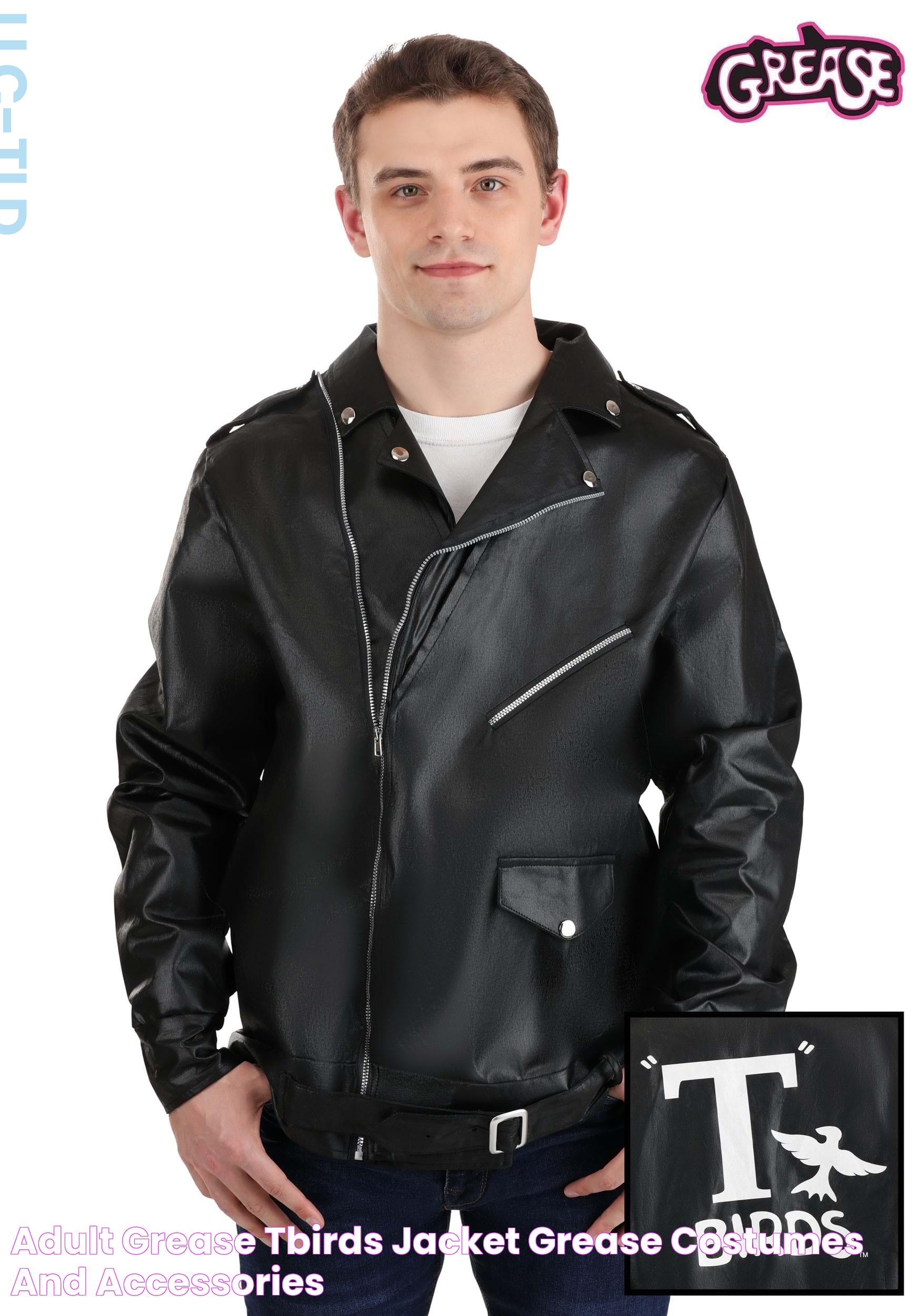 Adult Grease TBirds Jacket Grease Costumes and Accessories