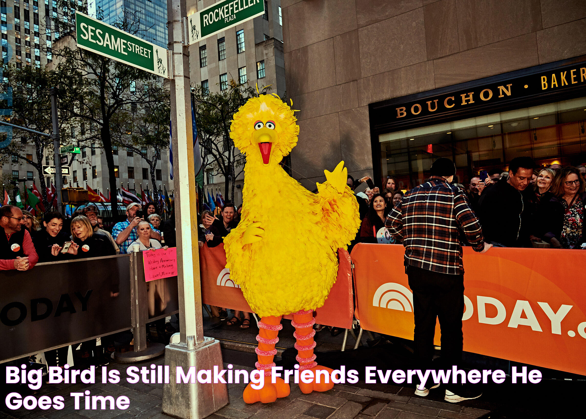 Big Bird Is Still Making Friends Everywhere He Goes TIME