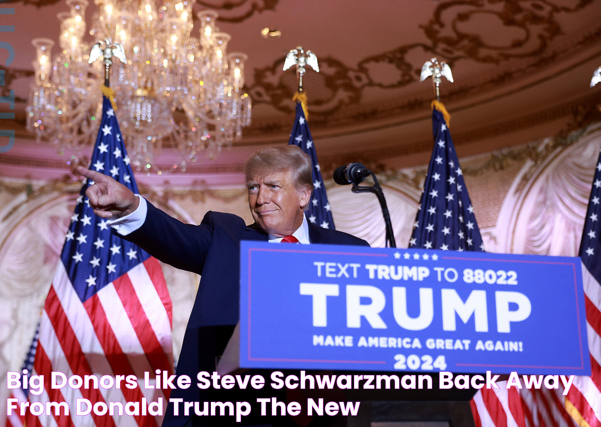 Big Donors Like Steve Schwarzman Back Away From Donald Trump The New