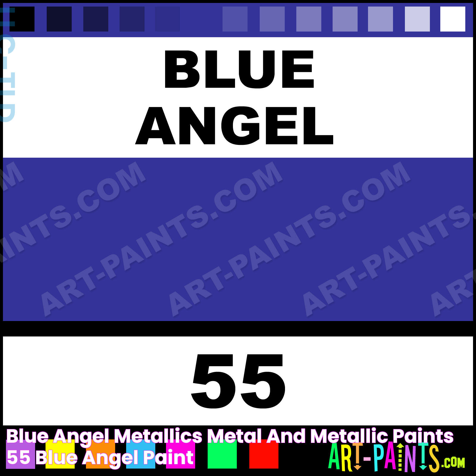 Blue Angel Metallics Metal and Metallic Paints 55 Blue Angel Paint