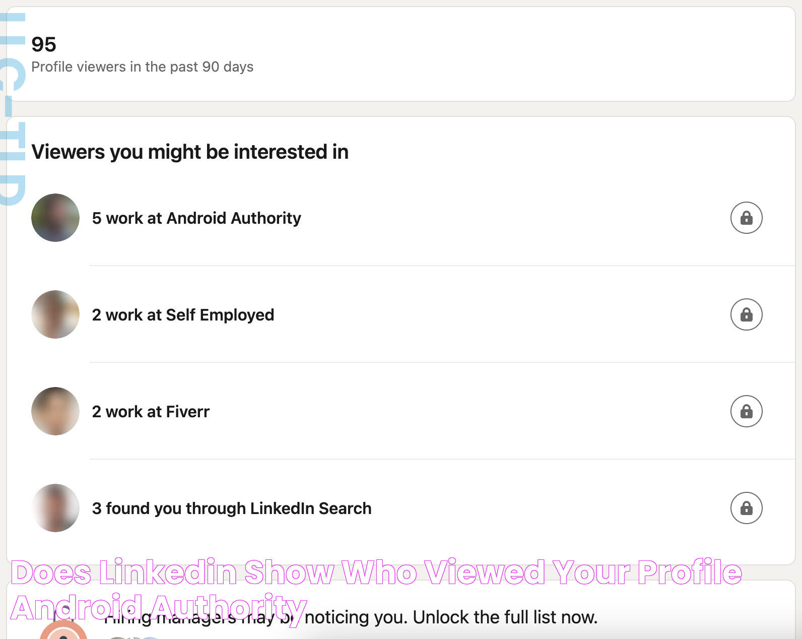 Does LinkedIn show who viewed your profile? Android Authority