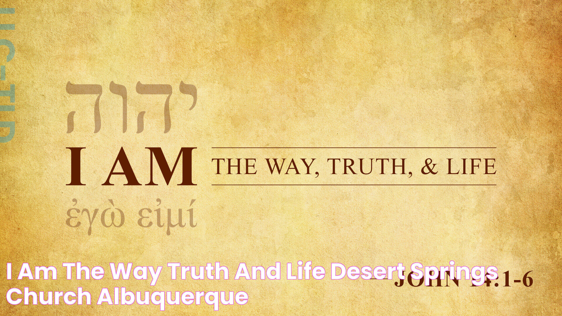 Understanding "I Am The Way, The Truth, And The Life": A Spiritual Exploration