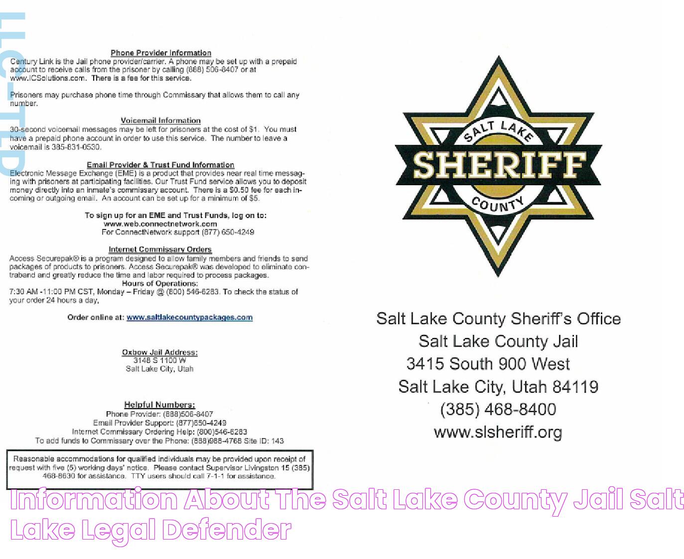 Essential Insights Into Lake County Jail Operations And Services