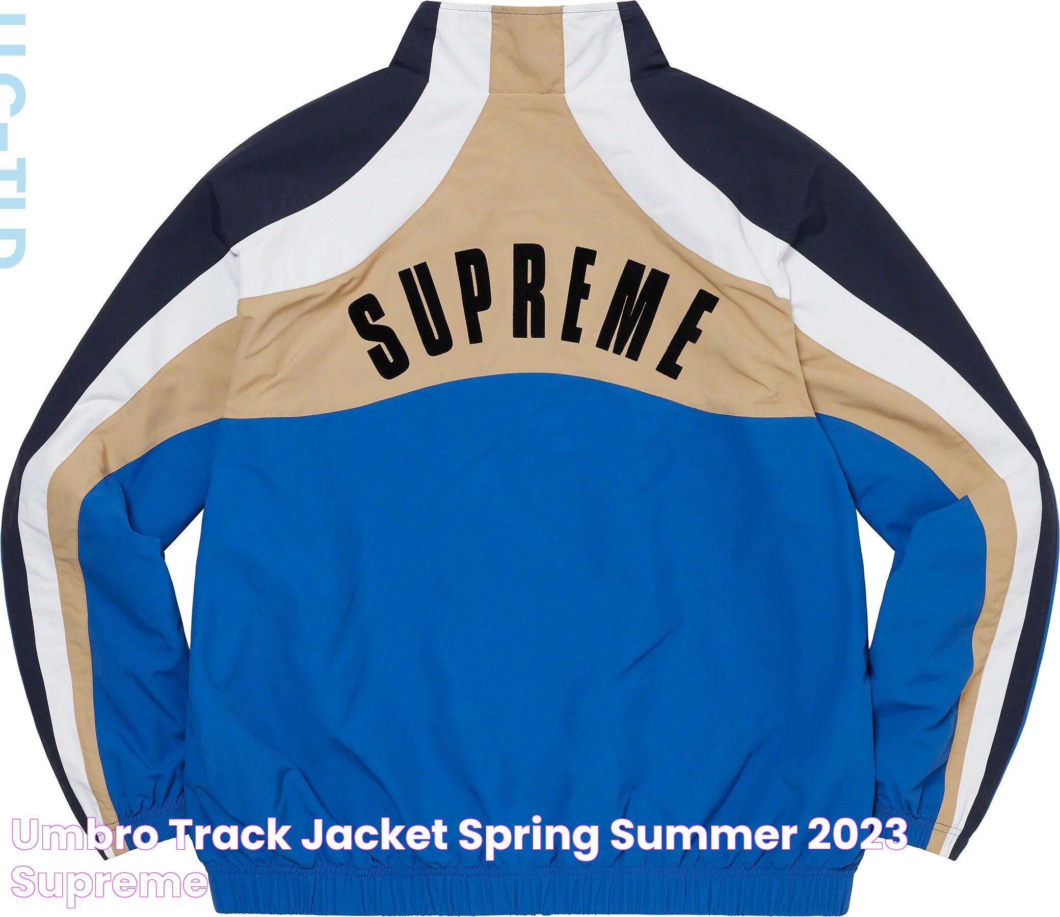 Umbro Track Jacket spring summer 2023 Supreme