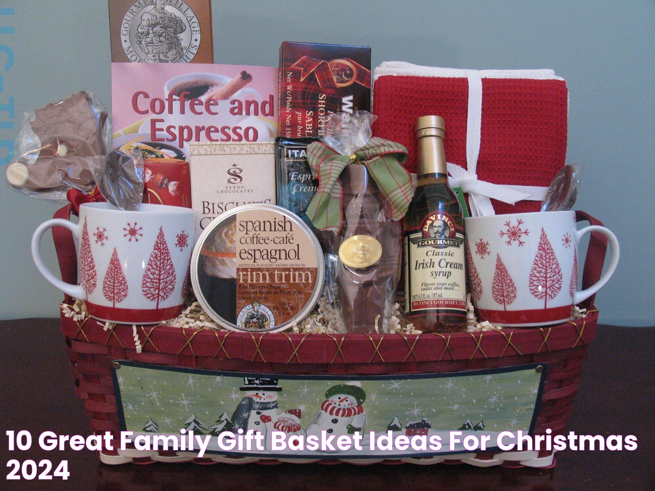 10 Great Family Gift Basket Ideas For Christmas 2024