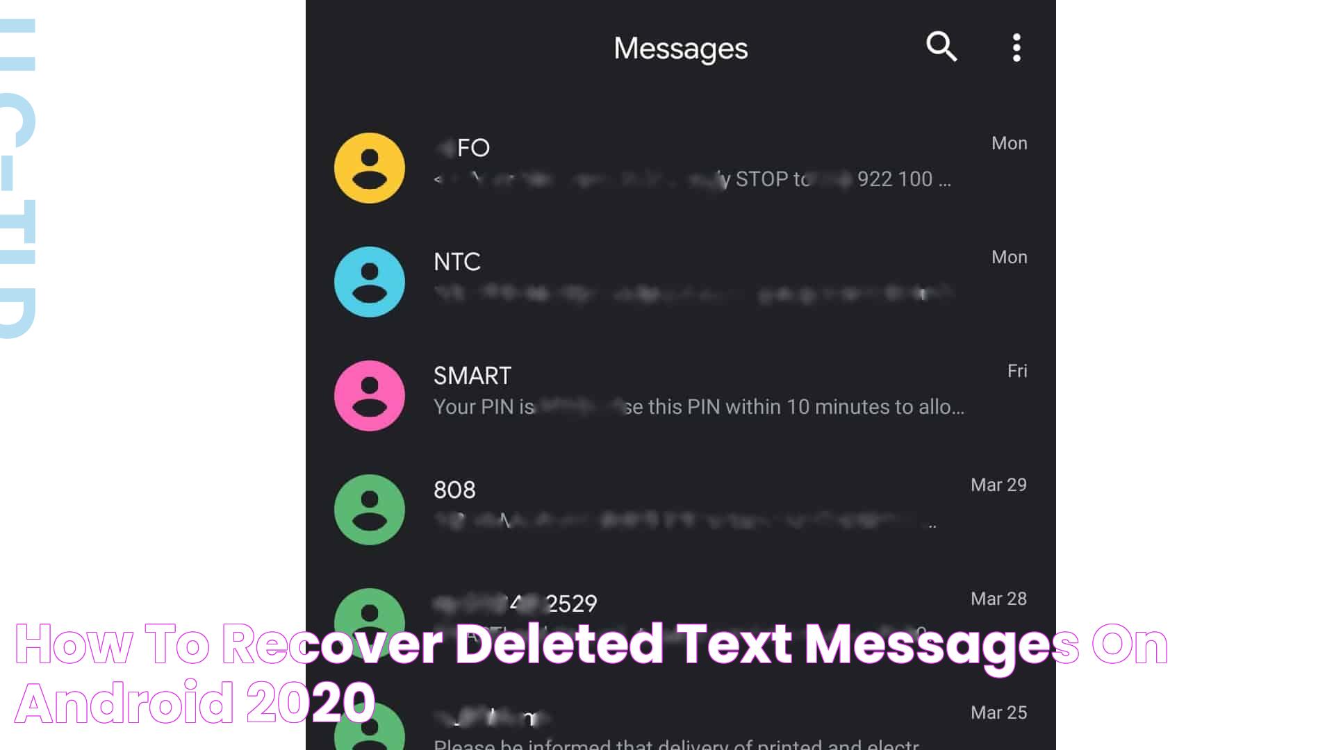 How to Recover Deleted Text Messages on Android (2020)