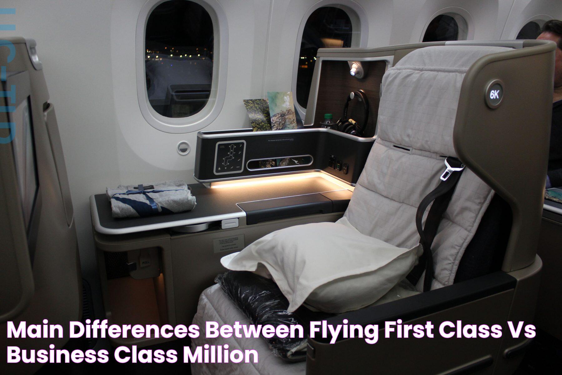 Luxury At Its Finest: First Class Business Class Explained