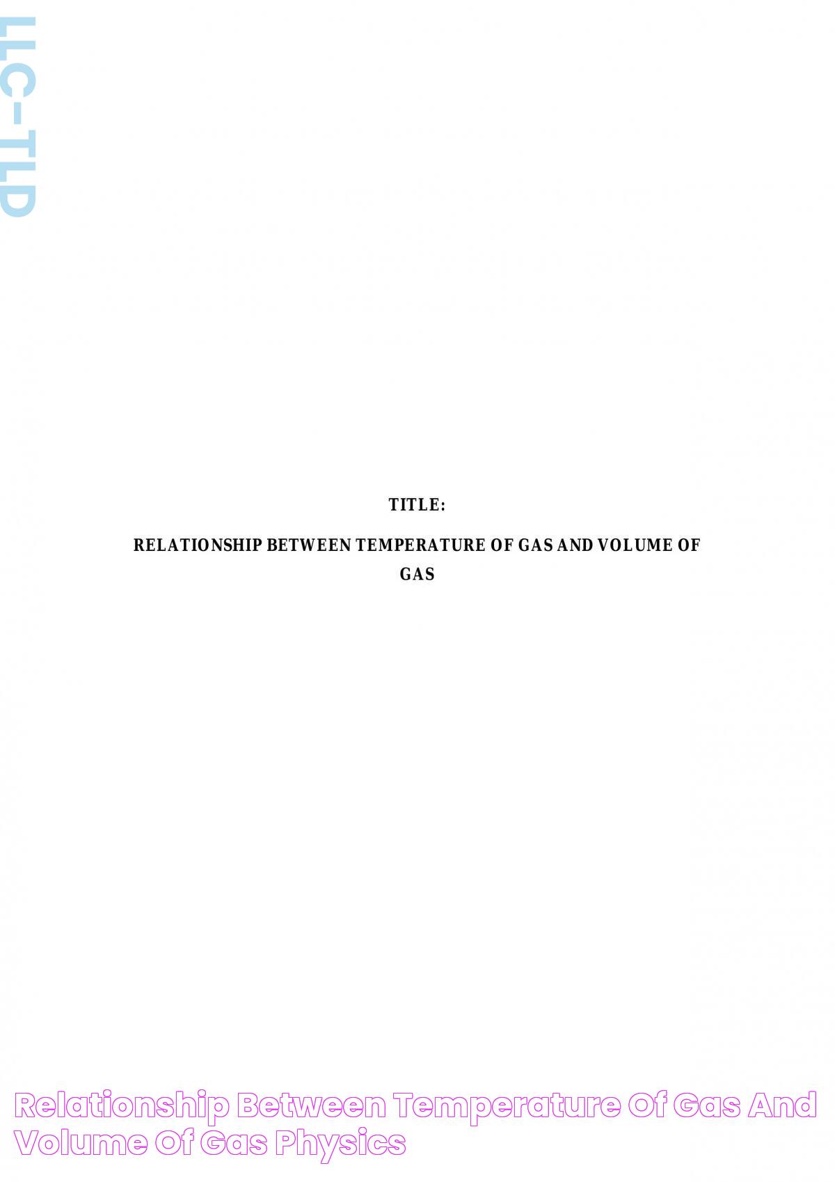 How Temperature Influences Gas Volume: A Scientific Inquiry