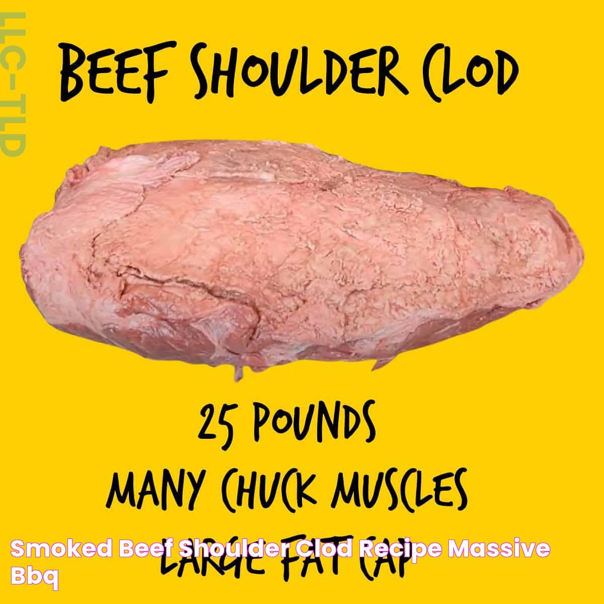 Smoked Beef Shoulder Clod Recipe {Massive BBQ!}