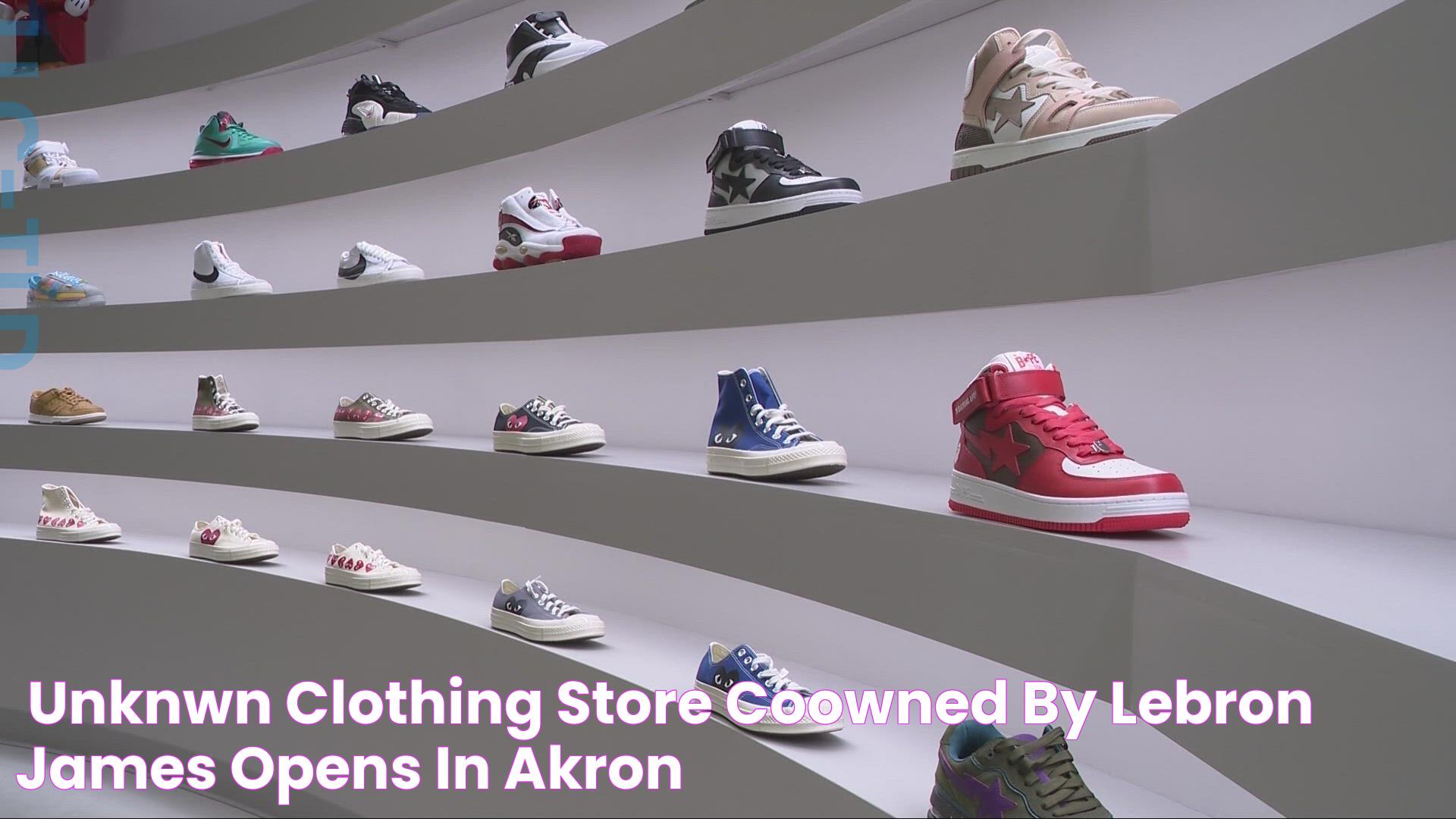 'UNKNWN' clothing store coowned by LeBron James opens in Akron