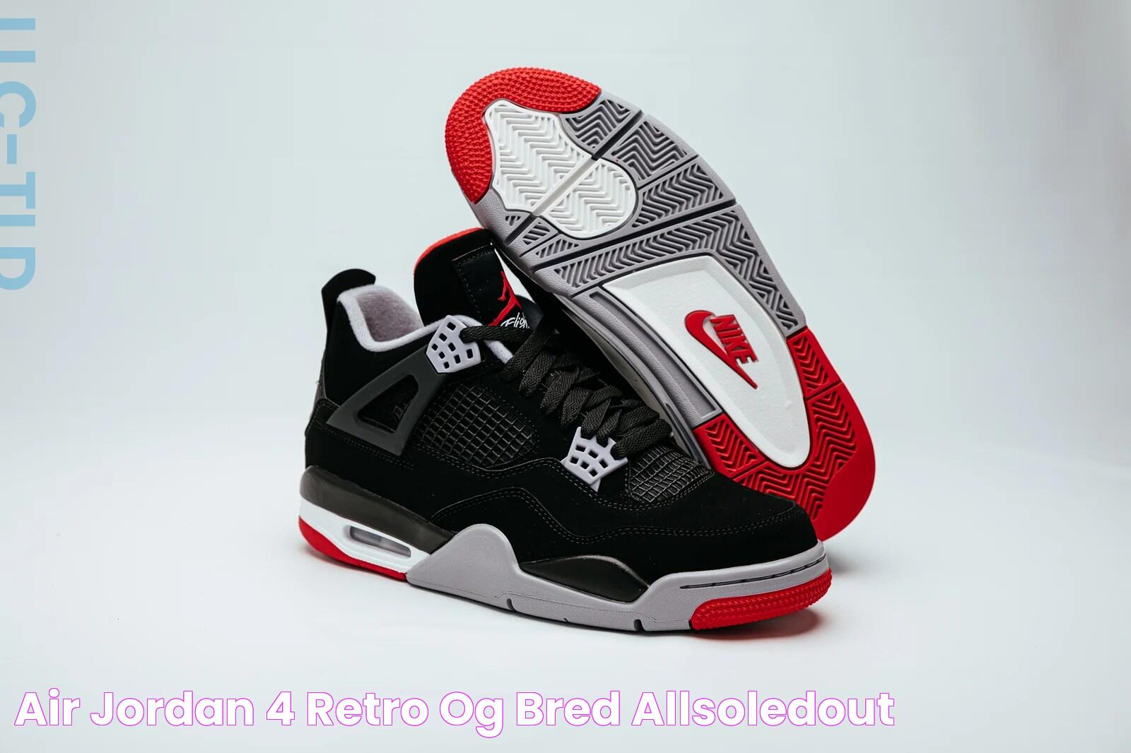 Air Jordan 4 Retro OG Bred ALLSOLEDOUT