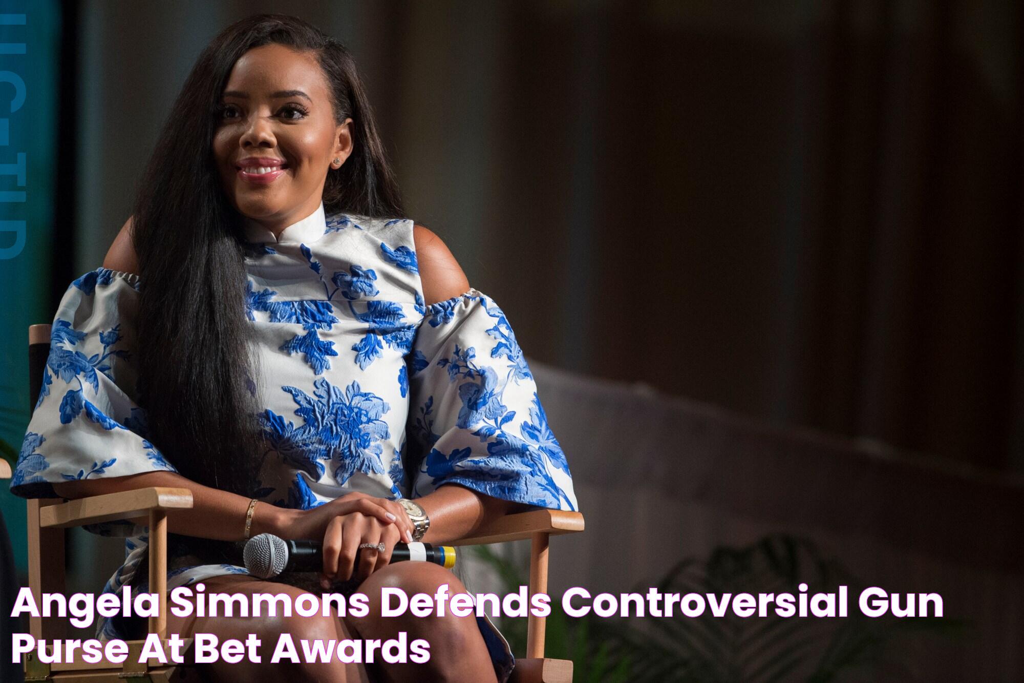 Angela Simmons Defends Controversial Gun Purse At BET Awards