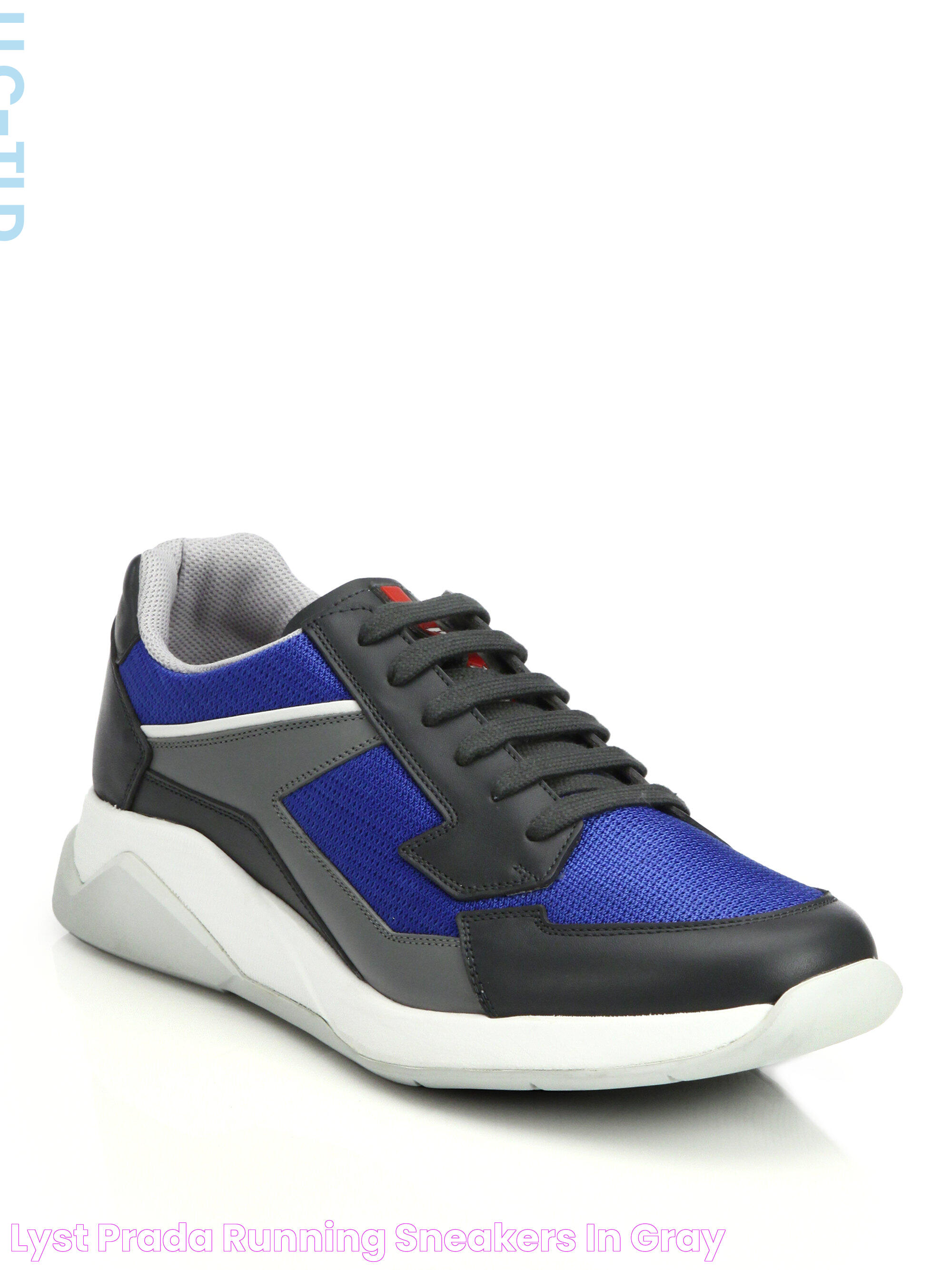 Lyst Prada Running Sneakers in Gray