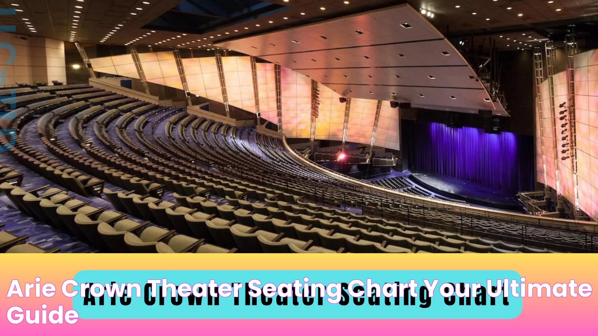 Arie Crown Theater Seating Chart Your Ultimate Guide