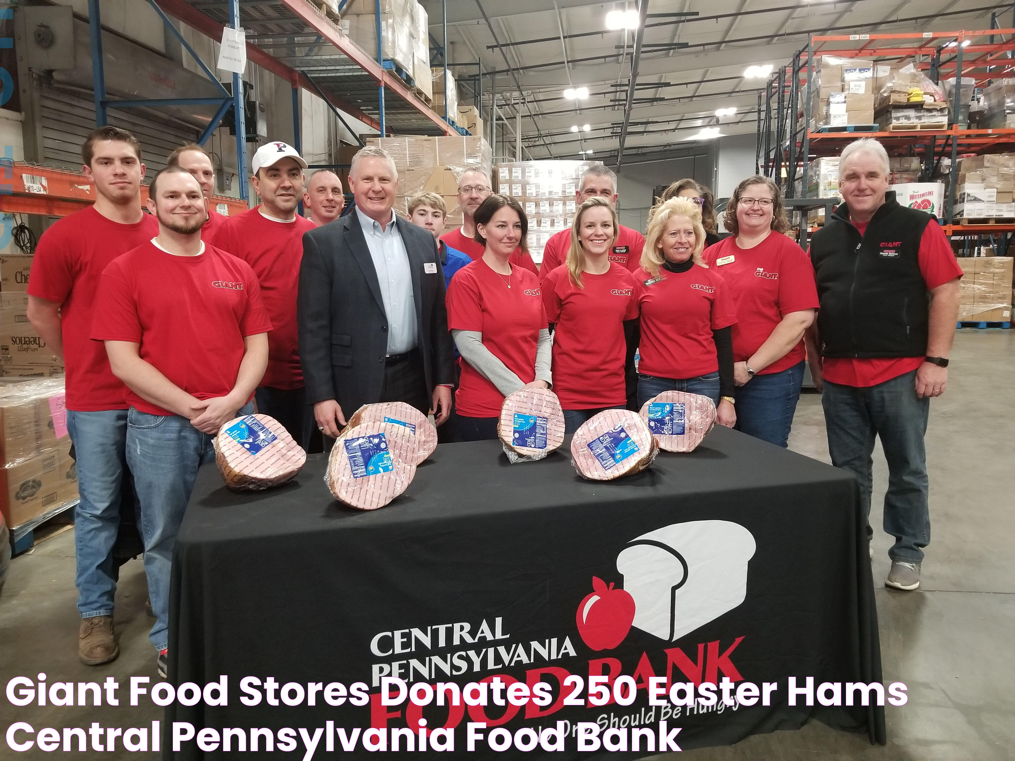 GIANT Food Stores Donates 250 Easter Hams Central Pennsylvania Food Bank