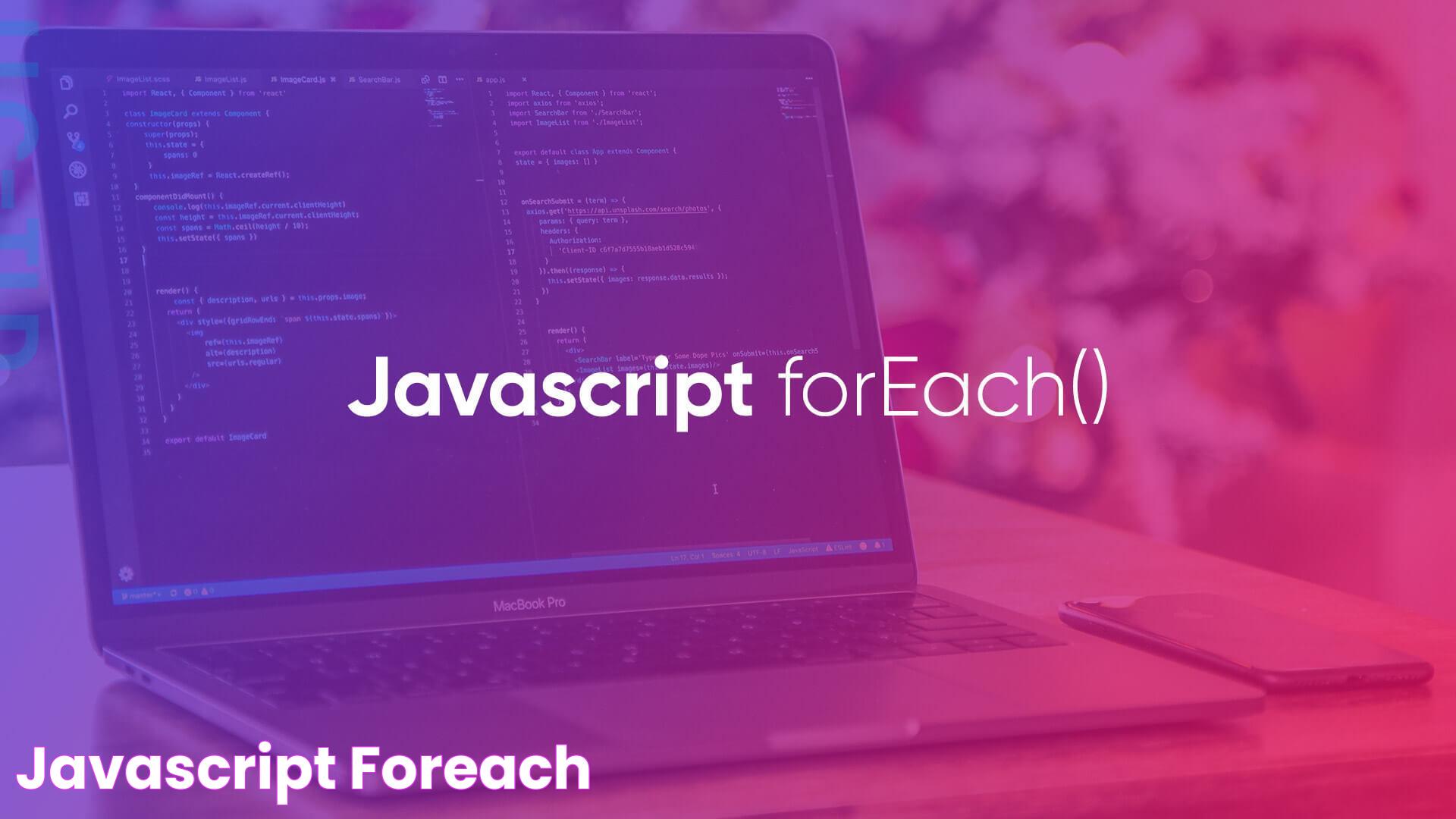 Javascript Foreach