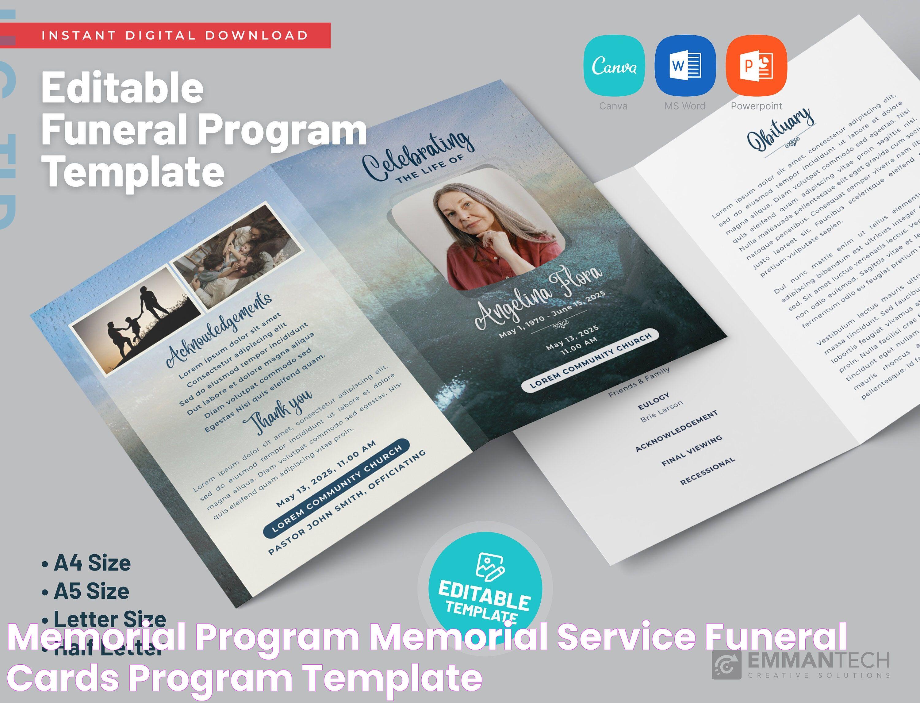 Creating A Meaningful Funeral Program: A Guide To Honoring Loved Ones