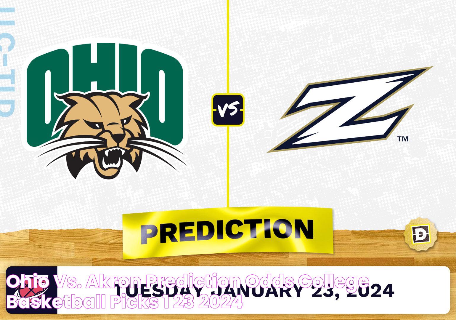 Ohio vs. Akron Prediction, Odds, College Basketball Picks [1/23/2024]