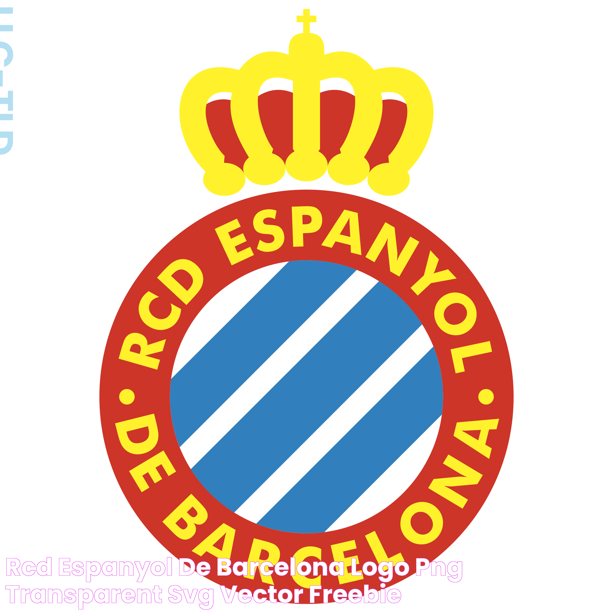 RCD Espanyol De Barcelona Logo PNG Transparent & SVG Vector Freebie