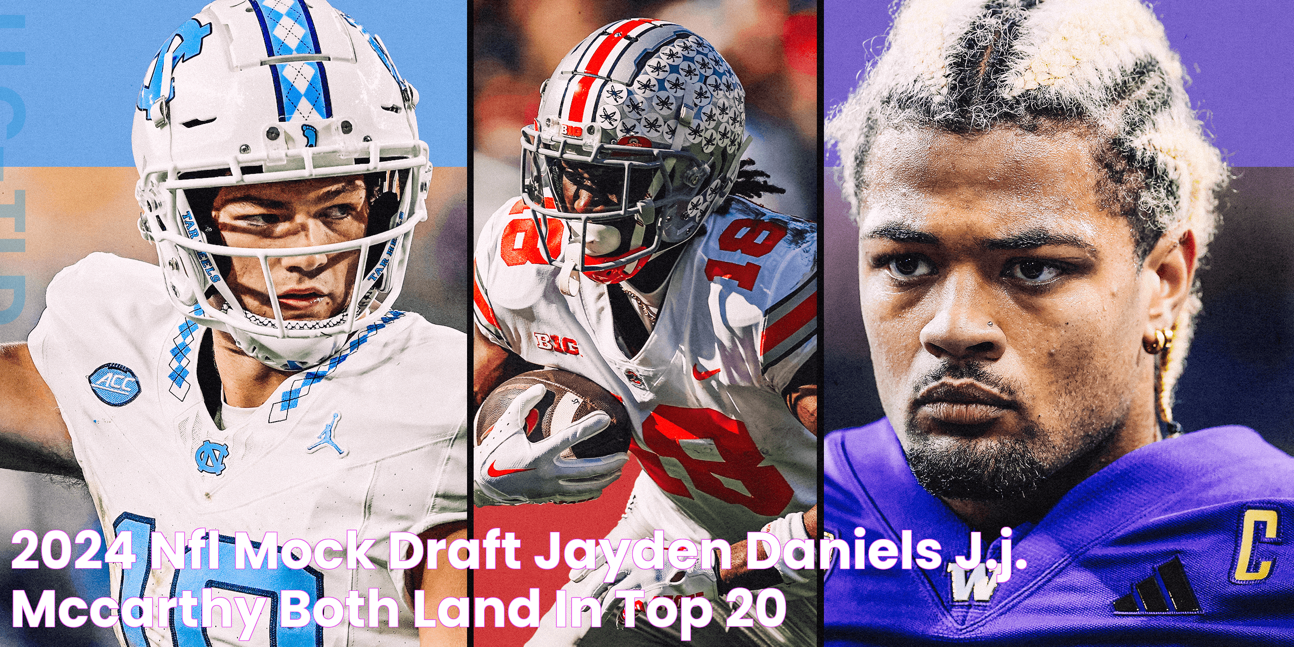 2024 NFL Mock Draft Jayden Daniels, J.J. McCarthy both land in top 20