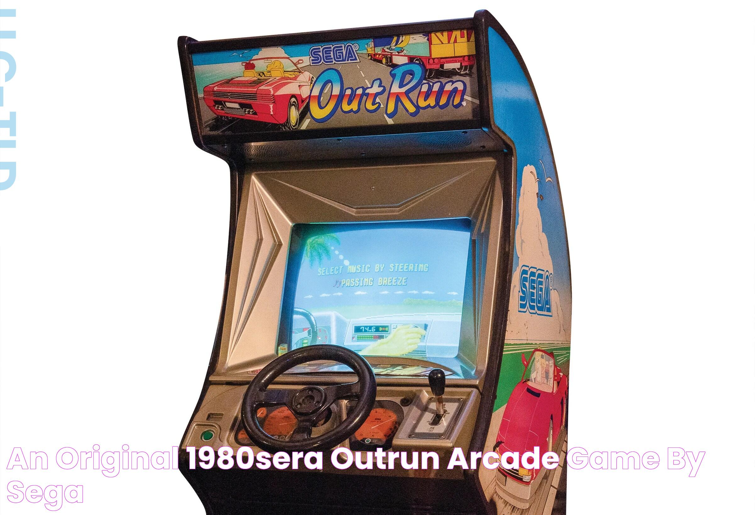 An Original 1980sEra OutRun Arcade Game by SEGA