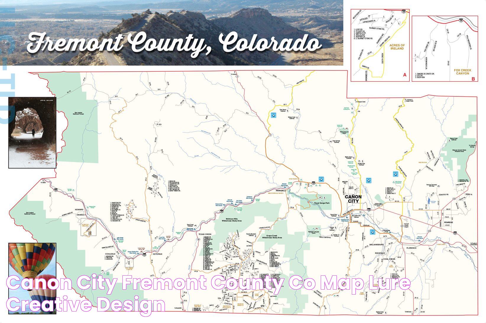 Canon City, Fremont County, CO Map Lure Creative Design