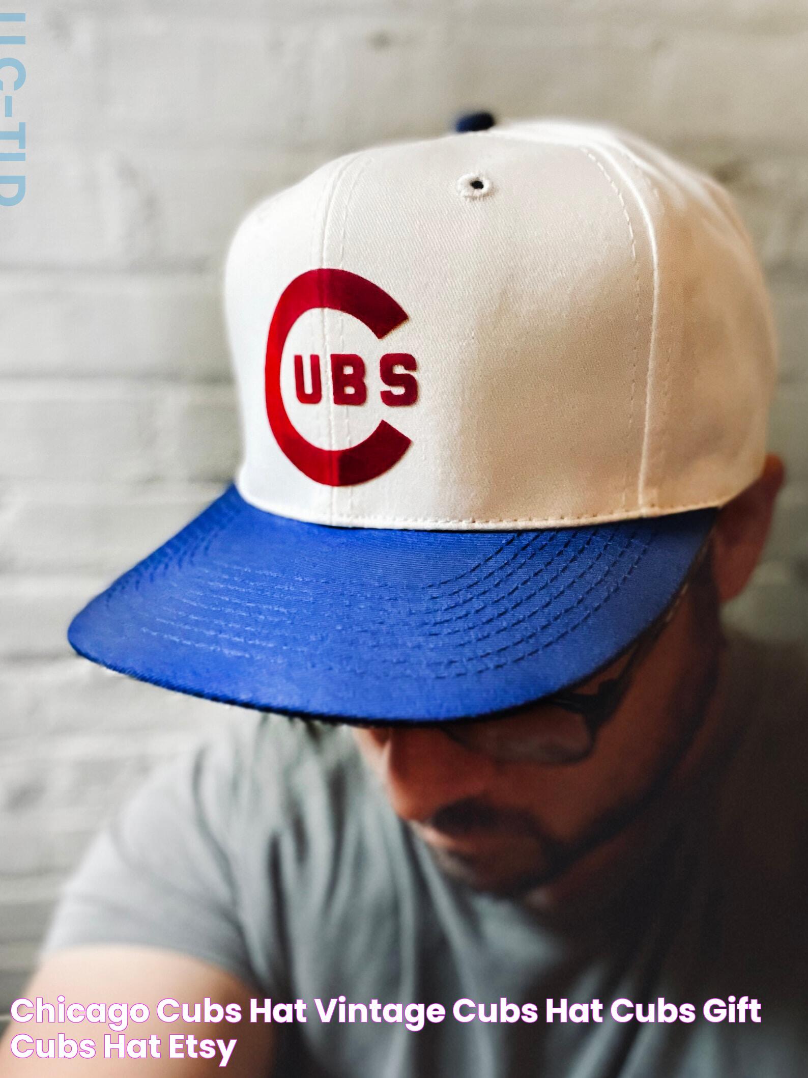 Chicago Cubs Hat Vintage Cubs Hat Cubs Gift Cubs Hat Etsy