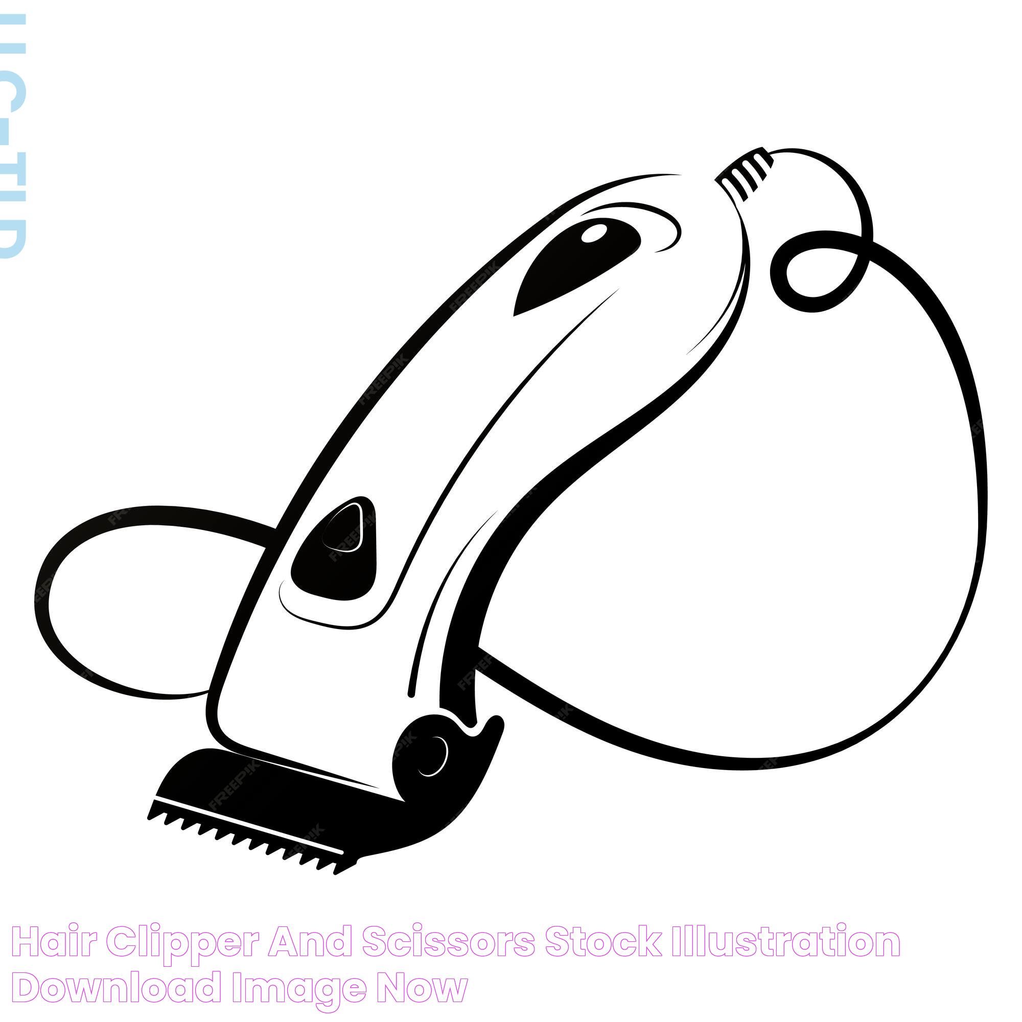 Hair Clipper And Scissors Stock Illustration Download Image Now